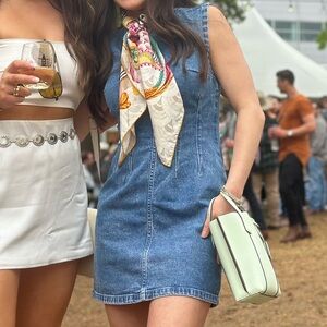 ABERCROMBIE & FITCH Denim Mini Dress